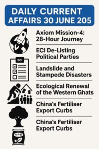 Daily Current Affairs 30 June 2025 | UPSC, PIB, Hindu, IE